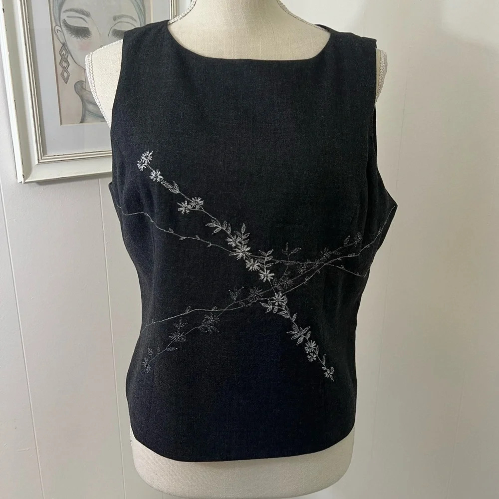 Kasper & Company Tank Blouse Sleeveless Size 10